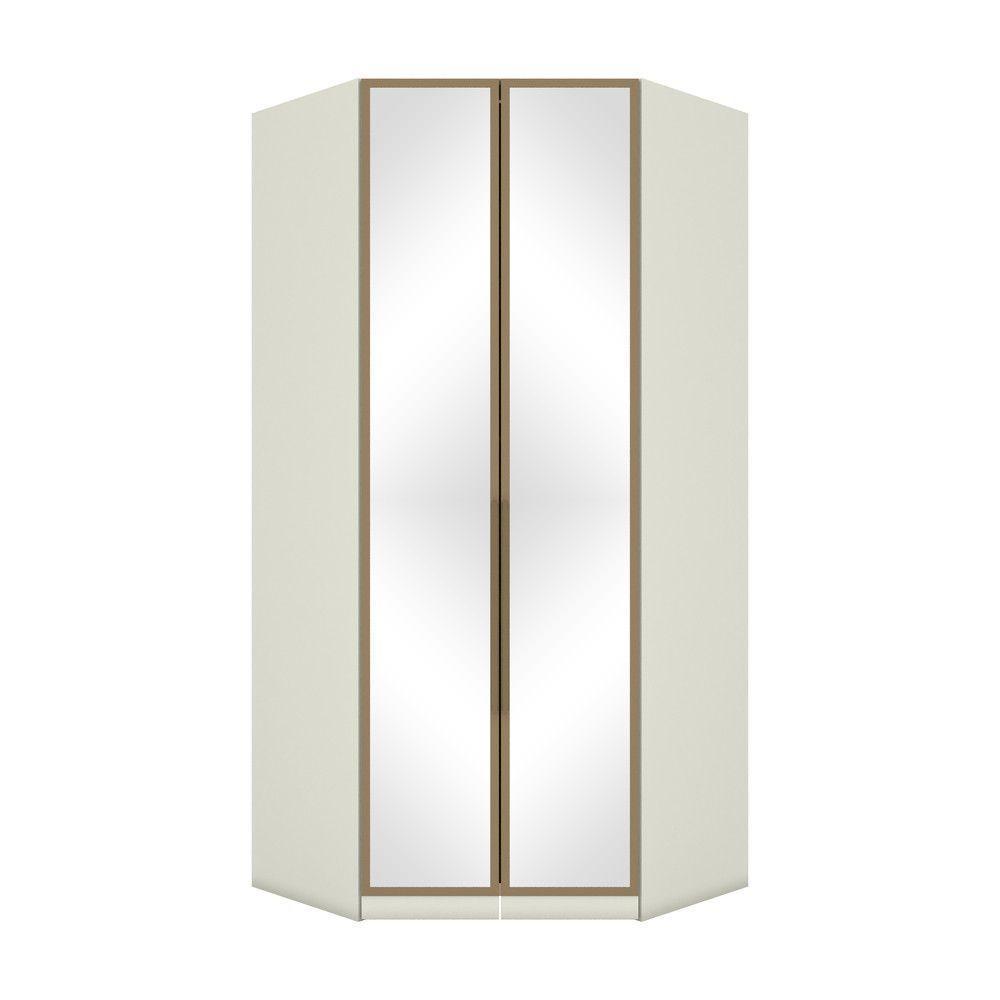 Canto Closet Modulado 2 Portas Com Espelho 3 Gavetas - 1