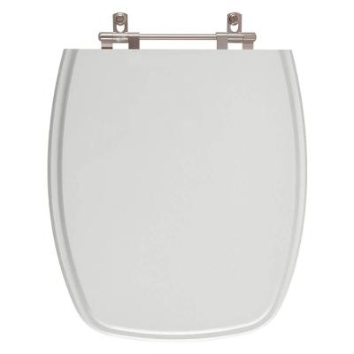 Tampa De Vaso Em Mdf Amarilis Cinza Claro Para Bacia Fiori