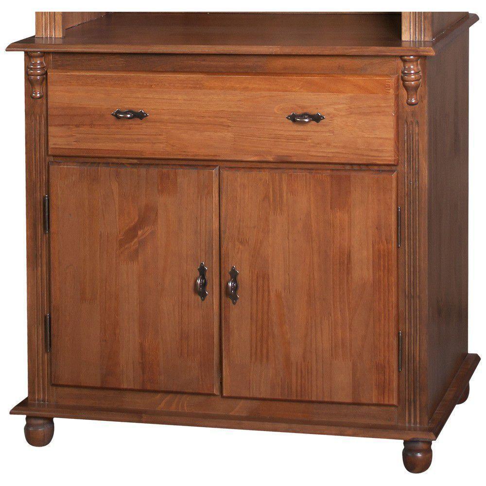 Arca Oratório 2 Portas 1 Gaveta - M550630 Garapa - Verniz - 3