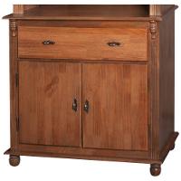 Arca Oratório 2 Portas 1 Gaveta - M550630 Garapa - Verniz - 3