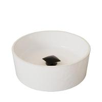 Cuba Pia Banheiro Serena E Valvula Inox Click Black Branco - 4