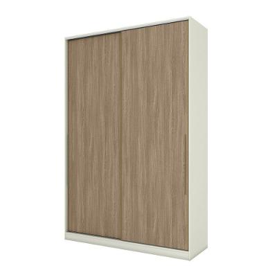 Guarda Roupa Modulado Seletto 2 Portas de Correr 3 Gavetas Areia HP com Jequitibá