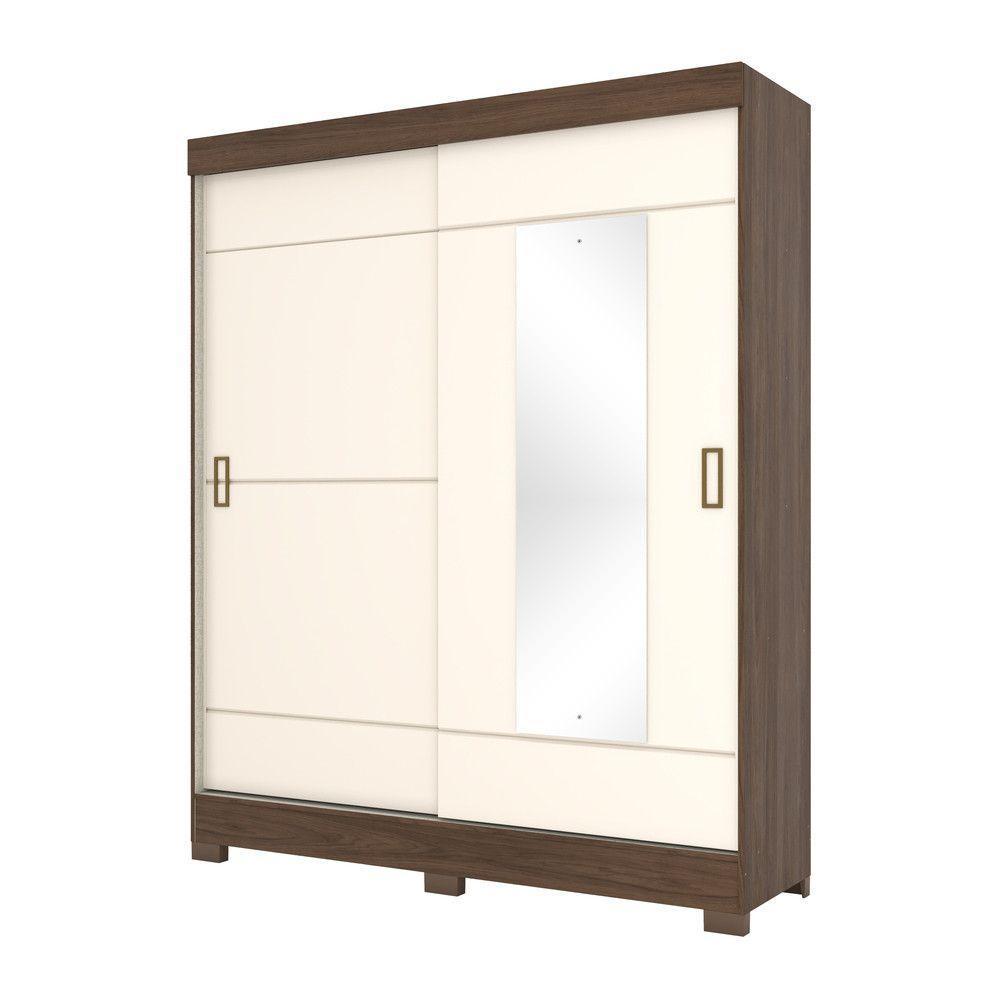 Guarda Roupa 02 Portas 02 Gavetas B66 Briz Castanho Hp - 2