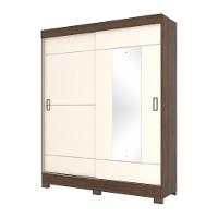 Guarda Roupa 02 Portas 02 Gavetas B66 Briz Castanho Hp