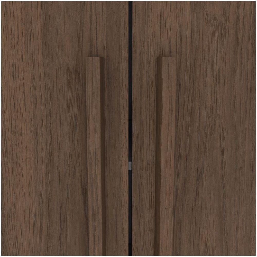 Guarda Roupa Casal 06 Portas 03 Gavetas Lima Henn Castanho - 4