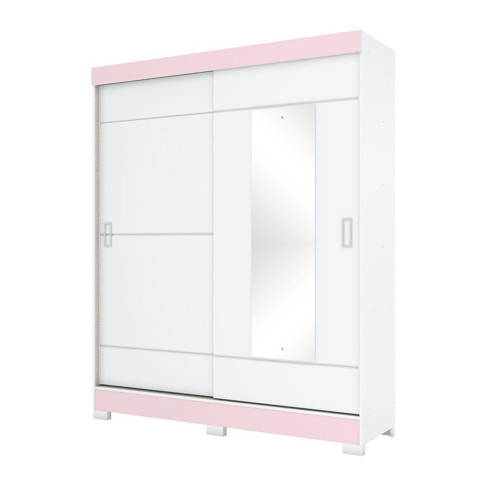 Guarda Roupa 02 Portas 02 Gavetas B66 Briz Branco - 2