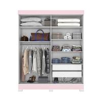 Guarda Roupa 02 Portas 02 Gavetas B66 Briz Branco - 3