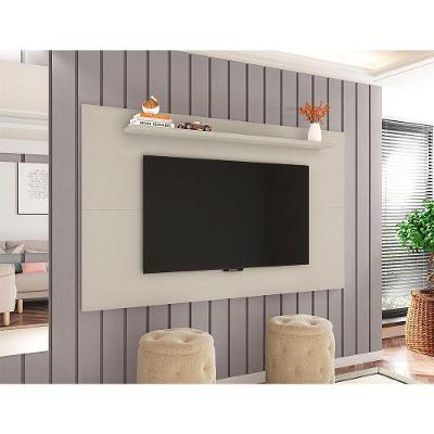 Painel Tv Até 65" Elegant com 1 Prateleira Off White
