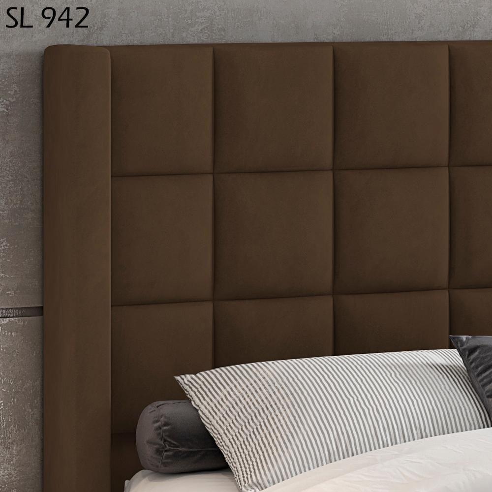 Cabeceira Queen 160 Cm Genov Veludo Sl 942 Peer Sl 942 - 5