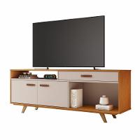 Rack Ímpar Para Tv Até 65 Polegadas Jcm Movelaria Cinamono Off White - 1