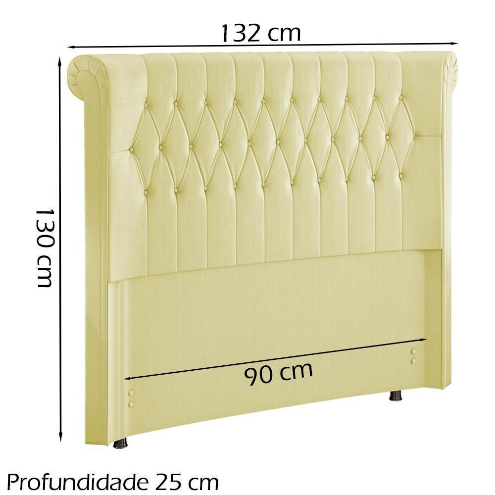 Cabeceira Solteiro 90 Cm Mirag Corano Tcs 350 Peer Tcs 350 - 6