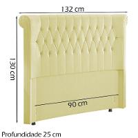 Cabeceira Solteiro 90 Cm Mirag Corano Tcs 350 Peer Tcs 350 - 6