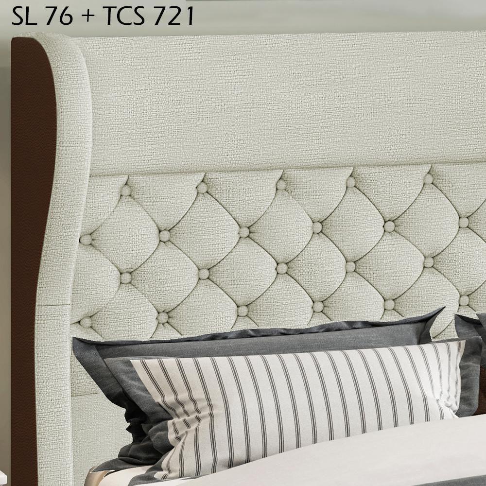 Cabeceira Queen 160 Cm Hav Linho E Corano Sl 76 Tcs 721 Peer Sl 76 Tcs 721 - 5