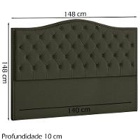 Cabeceira Casal 140 Cm Vien Linho Sl 74 Peer Sl 74 - 6