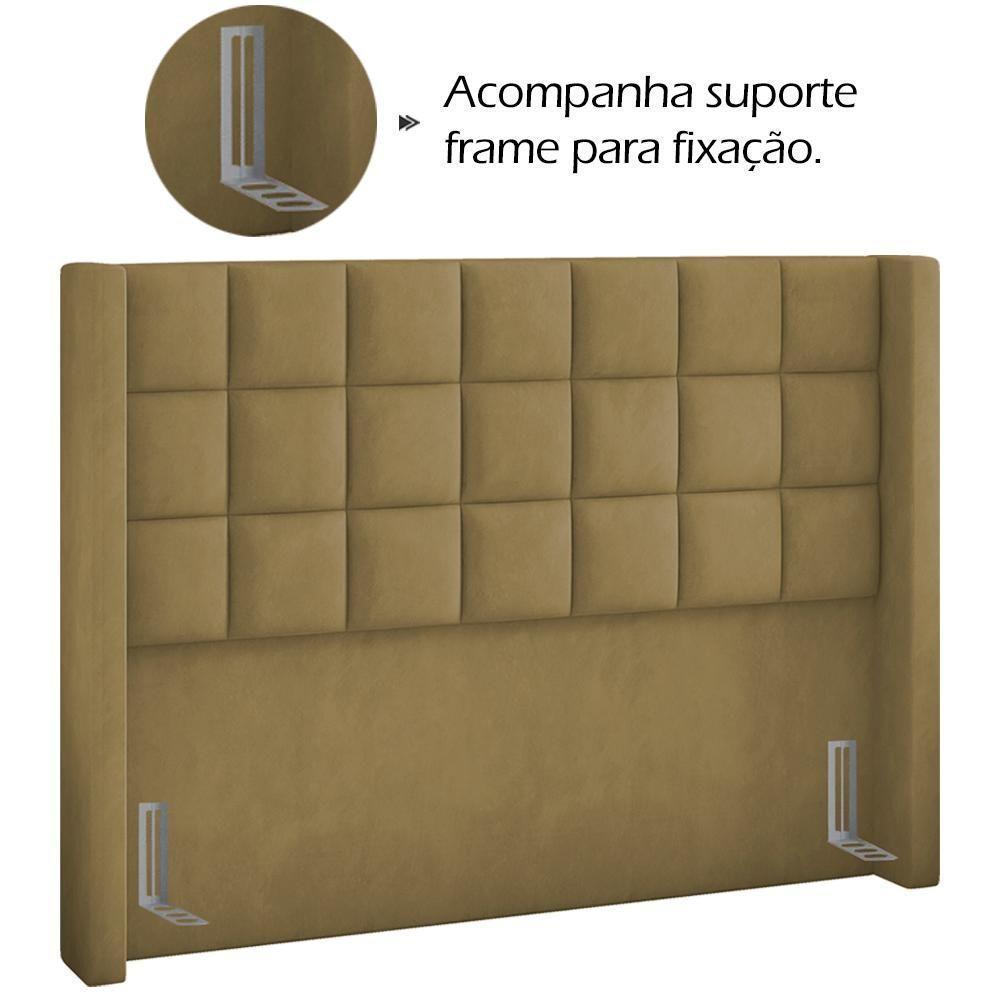 Cabeceira Queen 160 Cm Genov Veludo Sl 945 Peer Sl 945 - 4