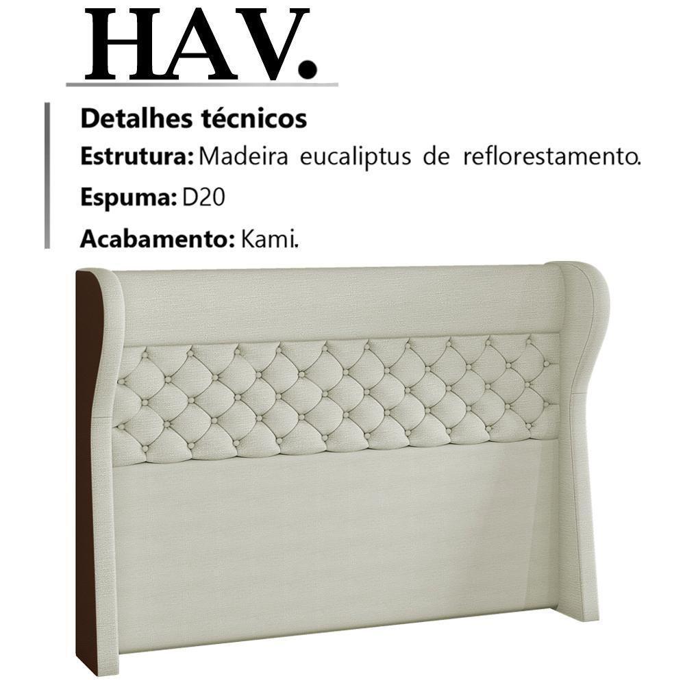 Cabeceira Casal 140 Cm Hav Linho E Corano Sl 76 Tcs 721 Peer Sl 76 Tcs 721 - 7