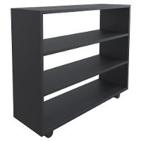 Sapateira Organizador Com 3 Prateleiras Pérola Preto - 2