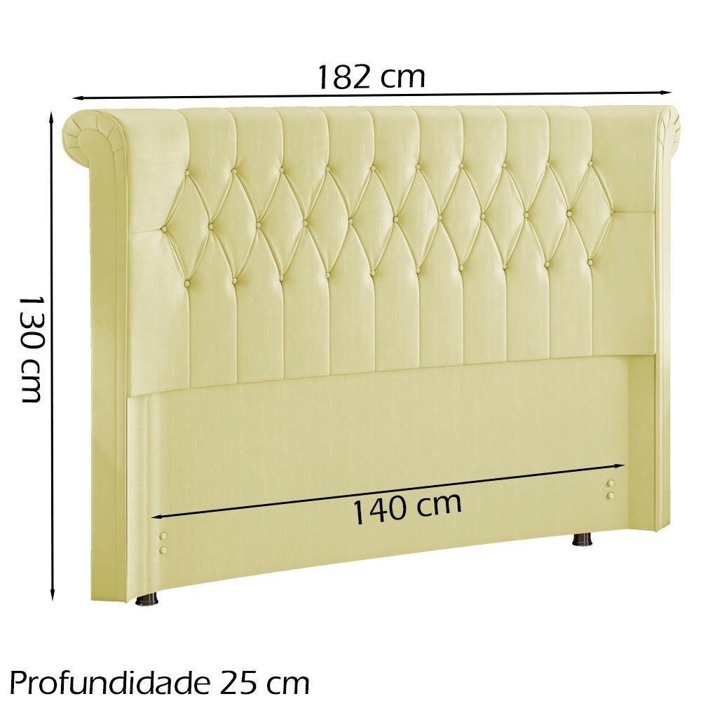 Cabeceira Casal 140 Cm Mirag Corano Tcs 350 Peer Tcs 350 - 6