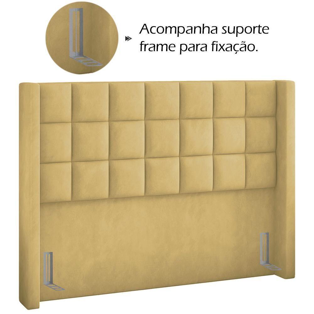 Cabeceira Casal 140 Cm Genov Veludo Sl 941 Peer Sl 941 - 5