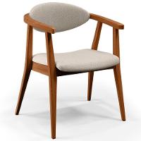 Kit 02 Poltronas Para Sala De Estar Cecília B04 Linho Cru - 8