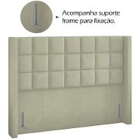 Cabeceira Queen 160 Cm Genov Veludo Sl 940 Peer Sl 940 - 9