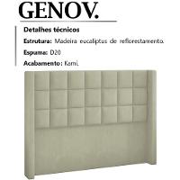 Cabeceira Queen 160 Cm Genov Veludo Sl 940 Peer Sl 940 - 13