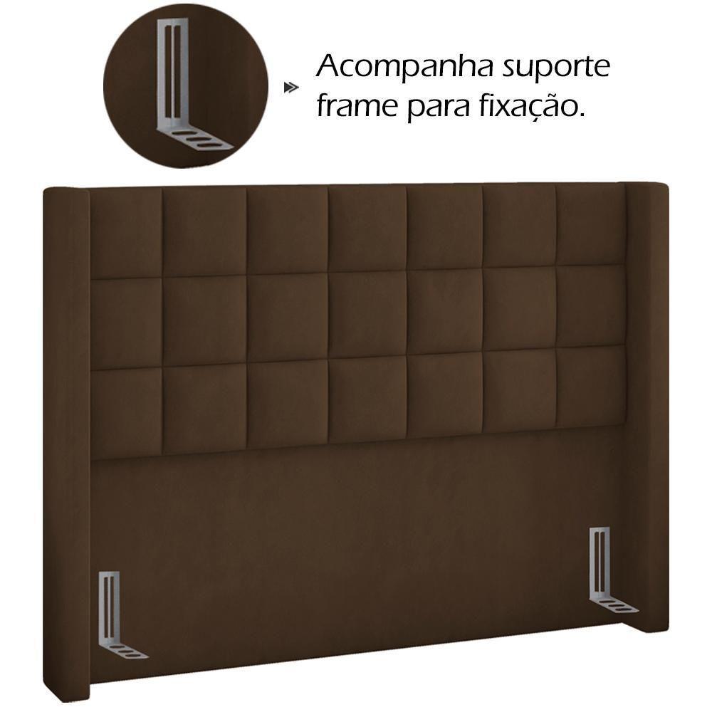 Cabeceira Casal 140 Cm Genov Veludo Sl 942 Peer Sl 942 - 4