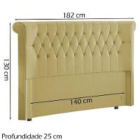 Cabeceira Casal 140 Cm Mirag Corano Tcs 355 Peer Tcs 355 - 11