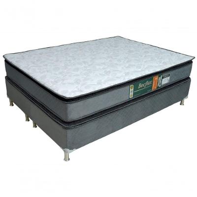 Conjunto Cama Box E Colchão Casal Becflex Pillow