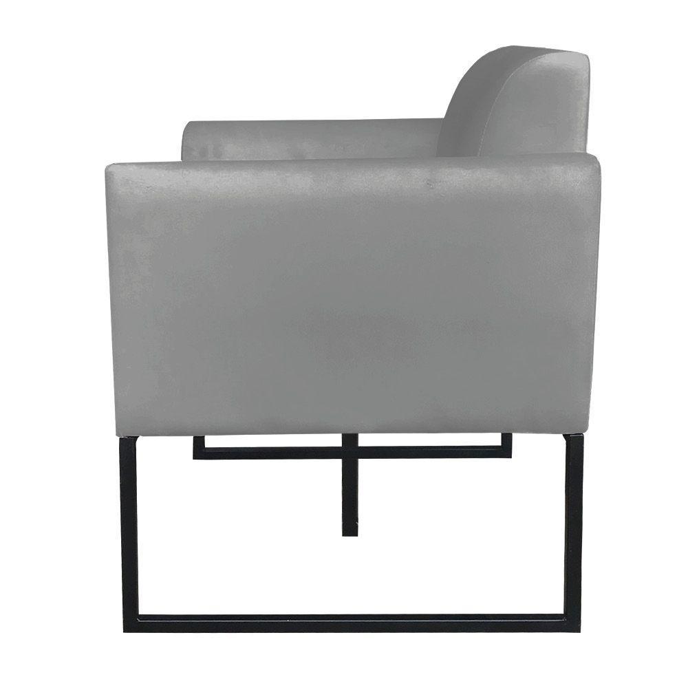 Namoradeira Marisa Suede Preto Grafite - 5