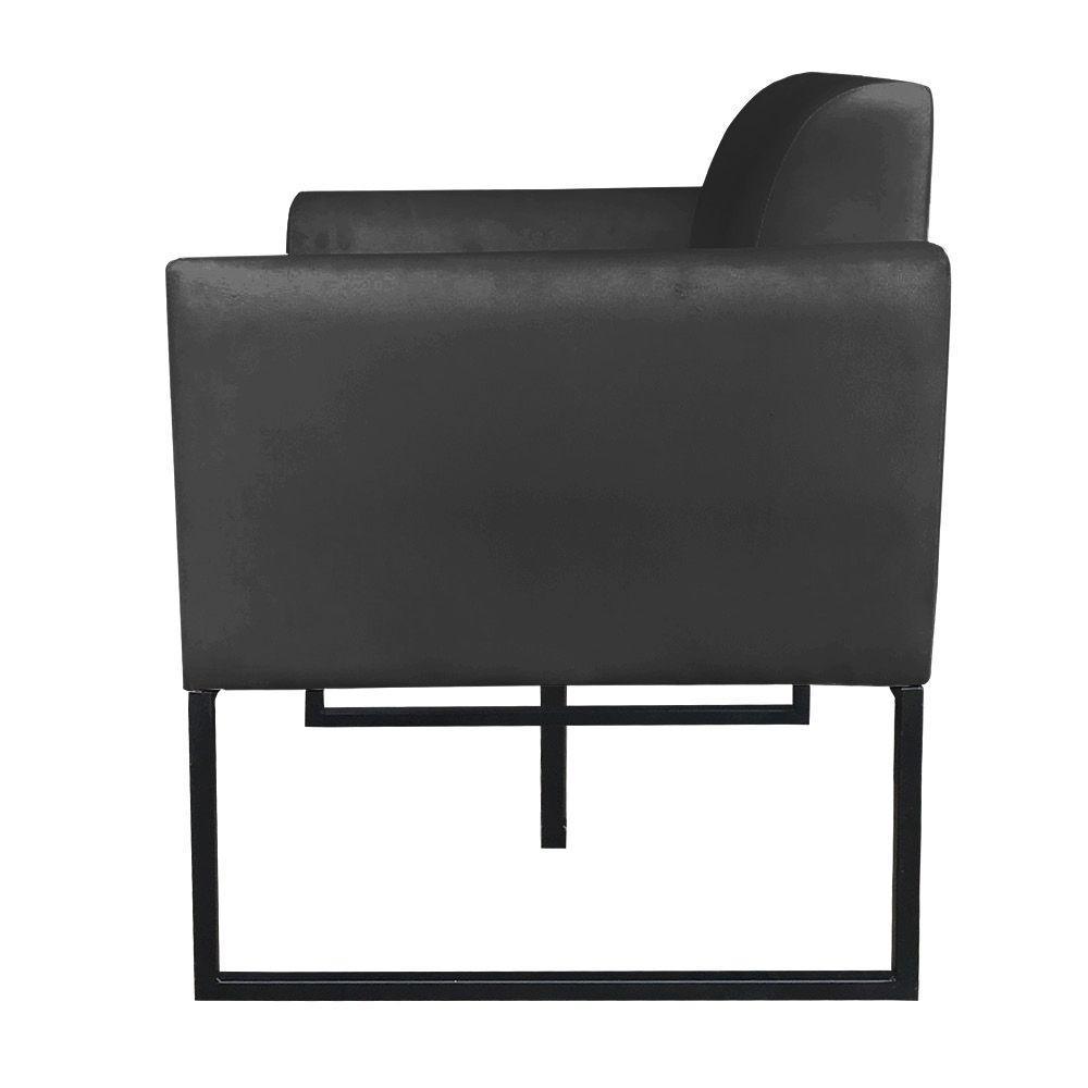 Namoradeira Marisa Suede Preto Preto - 6