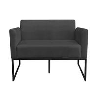 Namoradeira Marisa Suede Preto Preto - 9