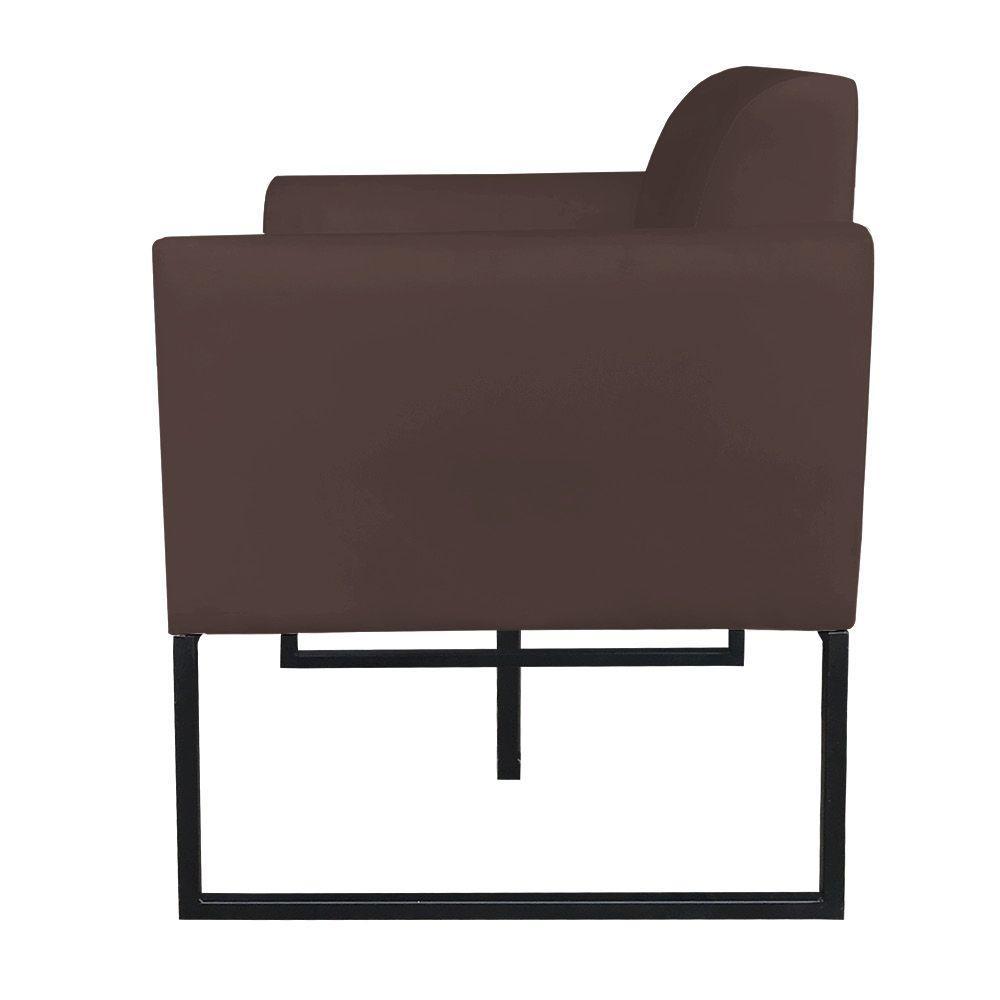 Namoradeira Marisa Suede Marrom Preto - 8