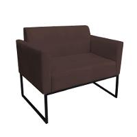 Namoradeira Marisa Suede Marrom Preto - 6