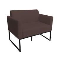 Namoradeira Marisa Suede Marrom Preto - 7