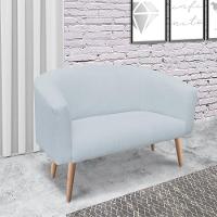 Namoradeira Stella 02 Lugares Linho Cinza Claro A05 - 10