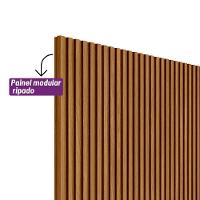 Painel Ripado Modular Marisa Nature Fosco 220x250 Cm - D'rossi