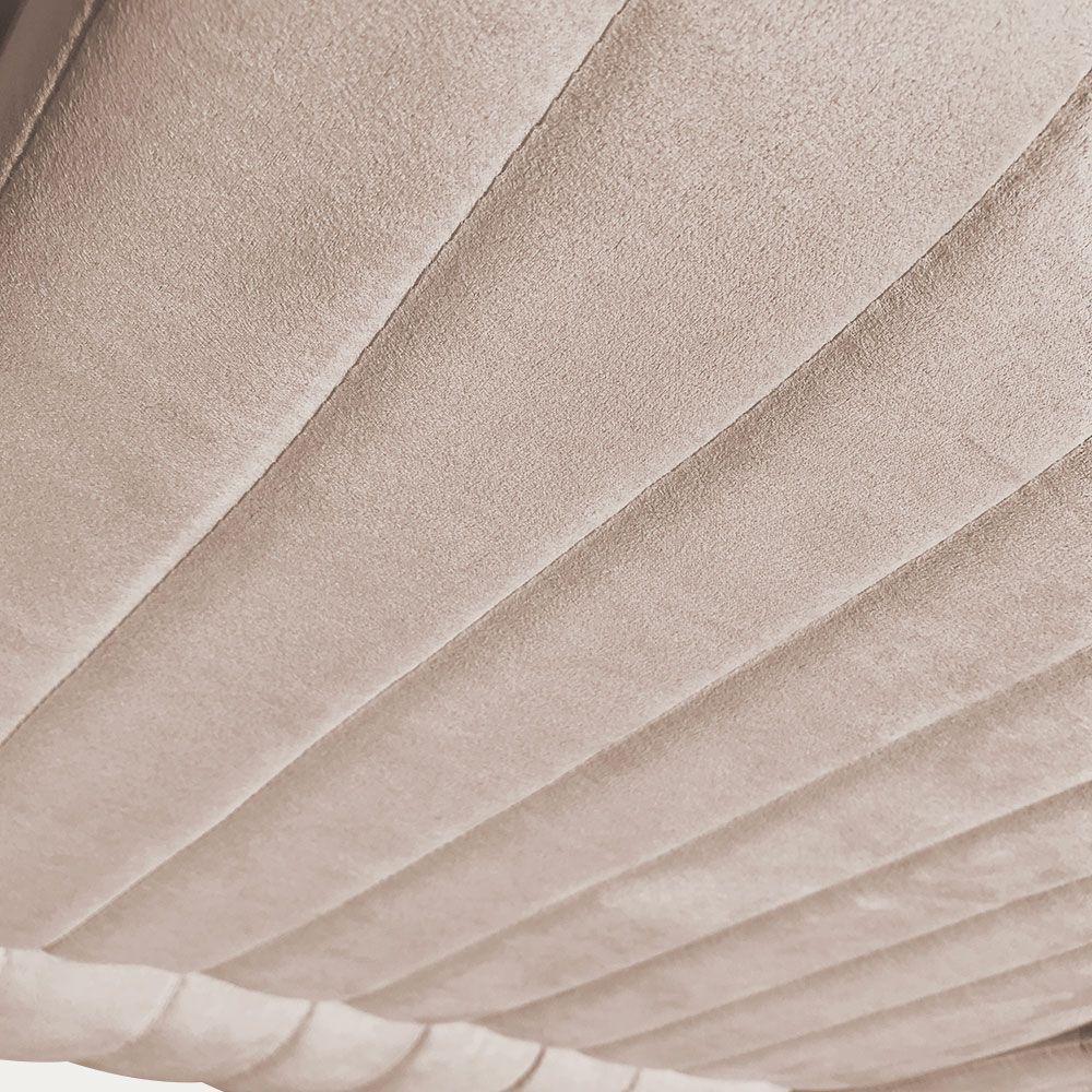 Poltrona Viena Gomada Suede Pés Palito Natural D'rossi Cor Bege - 5