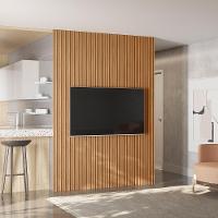 Painel Ripado Modular Marisa Nature Fosco 180x250 Cm - D'rossi - 8