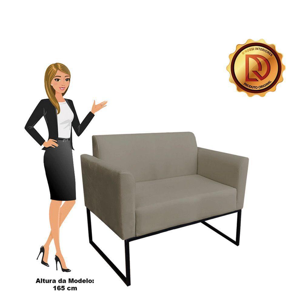 Namoradeira Marisa Suede Marrom Rato Preto - 3