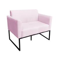 Namoradeira Marisa Suede Rosa Bebê Preto - 6