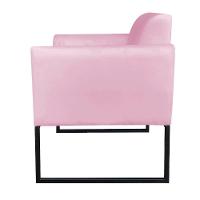 Namoradeira Marisa Suede Rosa Bebê Preto - 9