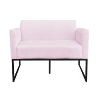 Namoradeira Marisa Suede Rosa Bebê Preto - 11