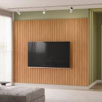 Painel Ripado Modular Marisa Nature Fosco 260x250 Cm D'rossi - 6