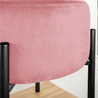 Puff Iron Suede Rose Base Palito D´rossi - 9