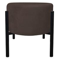 Kit 02 Puffs Iron Suede Marrom Base Palito D´rossi - 13