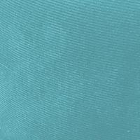 Poltrona Giratória Gomada Base Madeira Azul Turquesa - 2