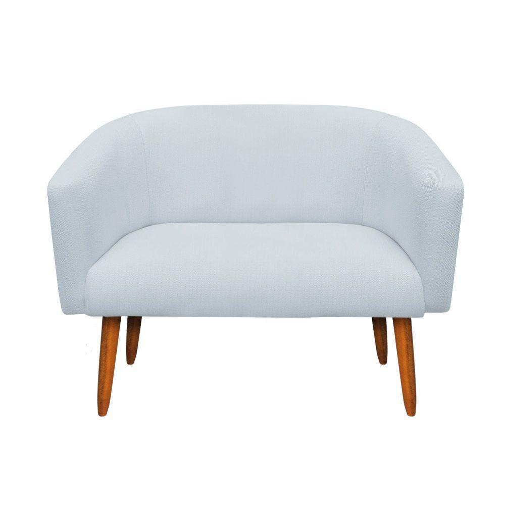 Kit 02 Poltronas E 01 Namoradeira Stella Cinza Claro A05 - 6