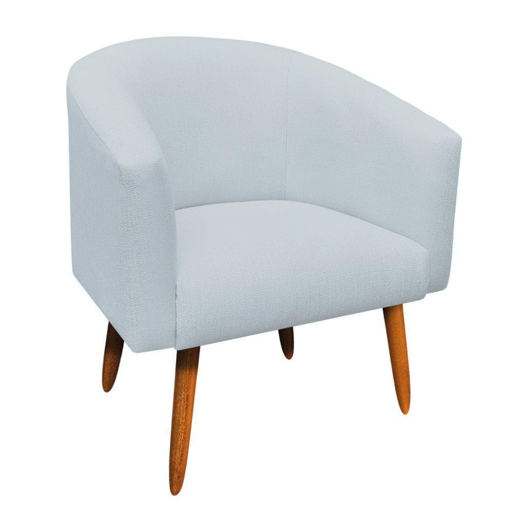 Kit 02 Poltronas E 01 Namoradeira Stella Cinza Claro A05 - 10