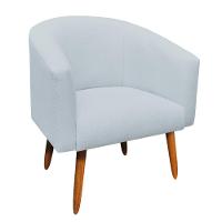 Kit 02 Poltronas E 01 Namoradeira Stella Cinza Claro A05 - 10